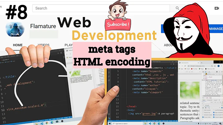 Meta tags |  HTML encoding || by flamature