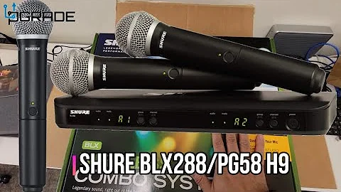 Shure Wireless Microphones BLX288/PG58 H9