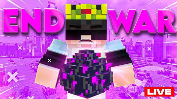 Minecraft SMP LIVE || PUBLIC SMP 24/7 JAVA + BEDROCK || | Preparing For Endwar In Creeper Mc #live