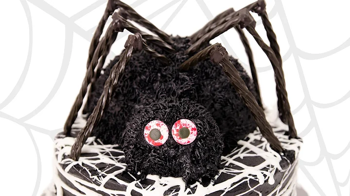 3D Spider Cake / Halloween Cake from Cookies Cupcakes and Cardio