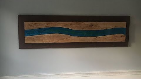 Epoxy River Micro Train Shelf Layout, part 1(The frame build) #005