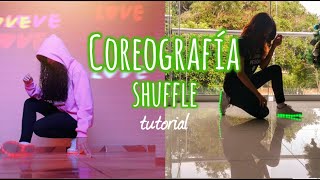 Coreografía shuffle tutorial🌟 | Saori Chan & Naomi Hideki 💙| Crawl Outta Love (BassBomber Remix)