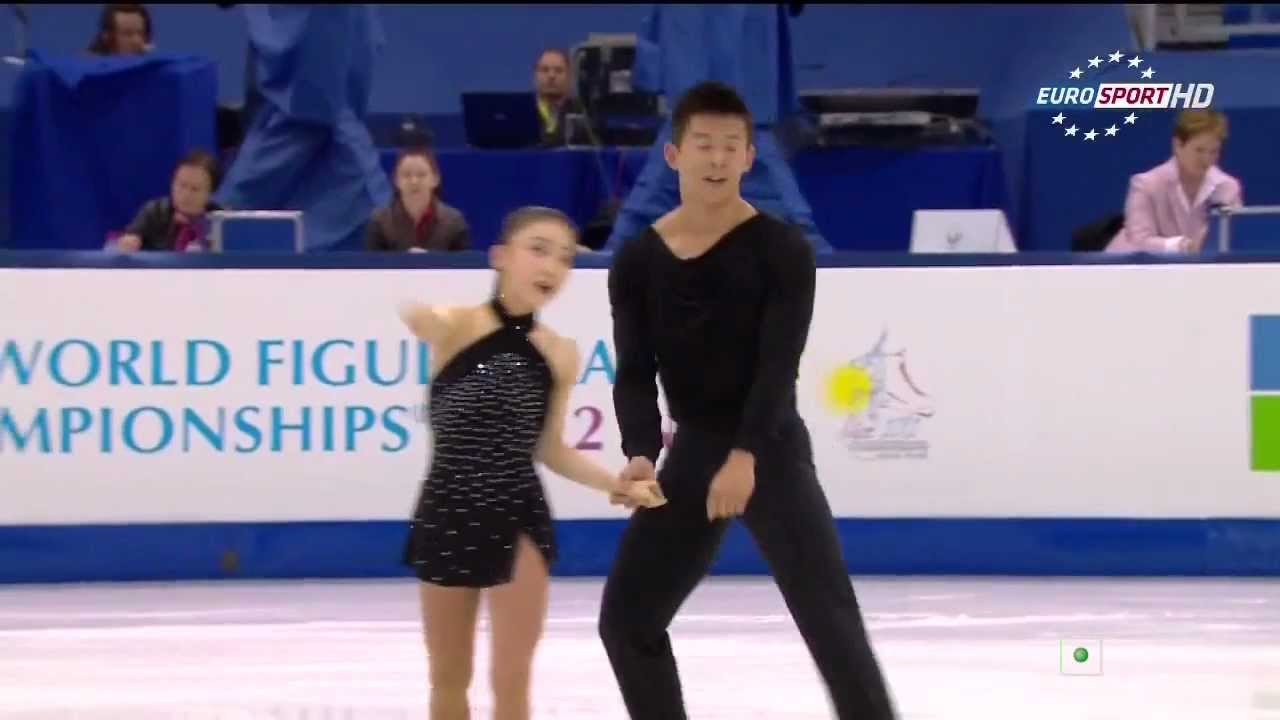 Narumi Takahashi-Mervin Tran WC 2012 SP - YouTube