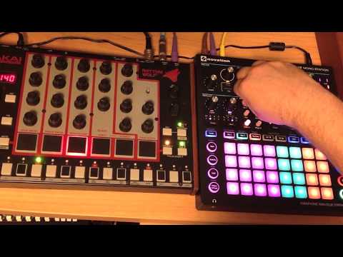 Percolating Percussion (Akai Rhythm Wolf thru Novation Circuit Mono Station)