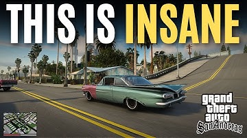 I Made GTA San Andreas Look Next Gen, because why not