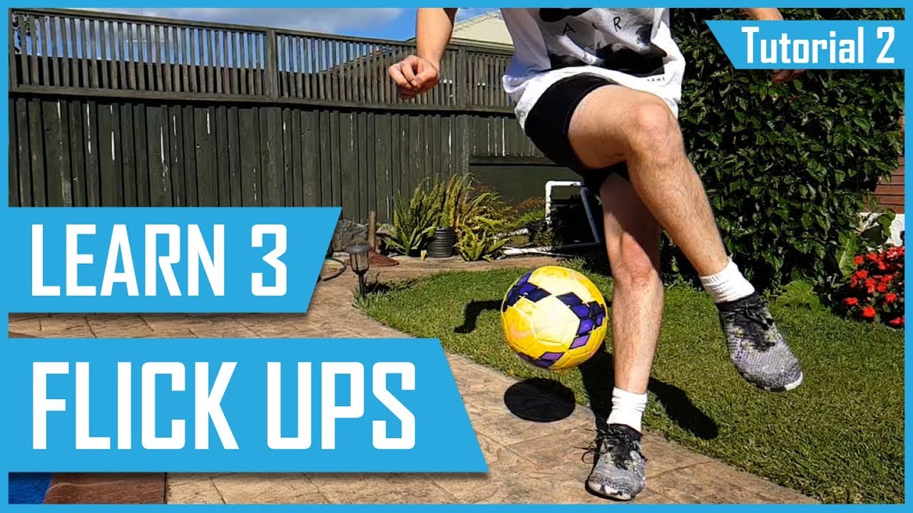 Learn Simple Football Tricks | 3 EASY Football Flick Ups Tutorial ...