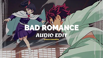 bad romance (sped up) - lady gaga [edit audio]