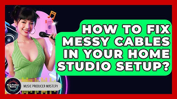 How To Fix Messy Cables In Your Home Studio Setup? - Music Producer Mastery