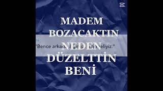 Madem Bozucaktin Neden Düzeltti̇n Bni̇