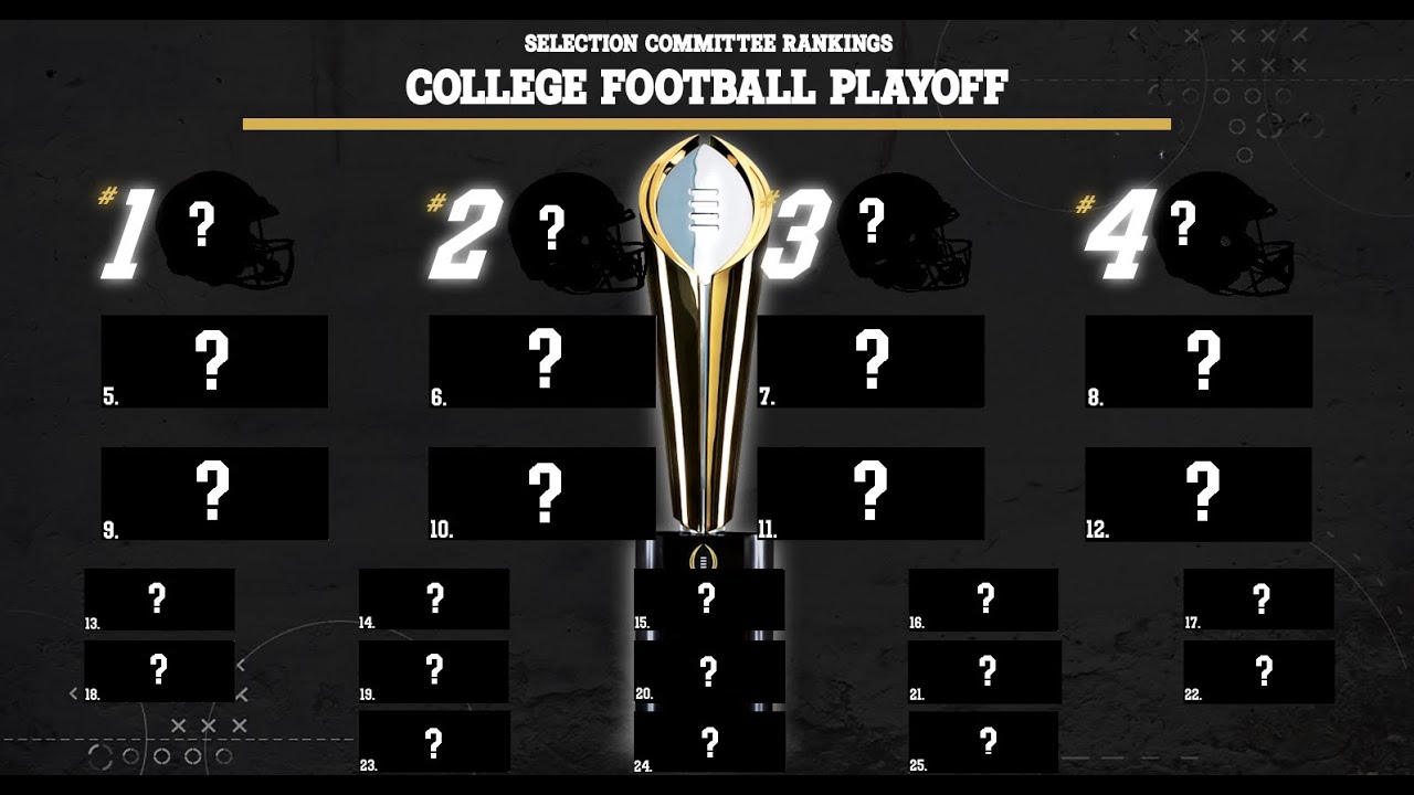 CFCL Season 4 College Football Playoff Selection Show - YouTube