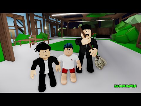 👿 KÖTÜ BABA İKİ KARDEŞİ EVDEN KOVDU !!! 😢 | ROBLOX BROOKHAVEN RP