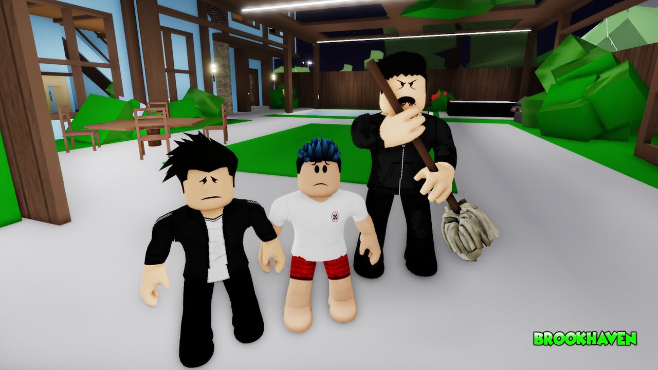 👿 KÖTÜ BABA İKİ KARDEŞİ EVDEN KOVDU !!! 😢 | ROBLOX BROOKHAVEN RP
