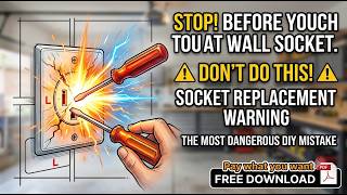 How to Replace a Wall Socket Safely (DON'T Make This Mistake!)