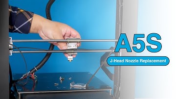 How to change the J-head nozzel Support For JGMaker A5S 3d Printer