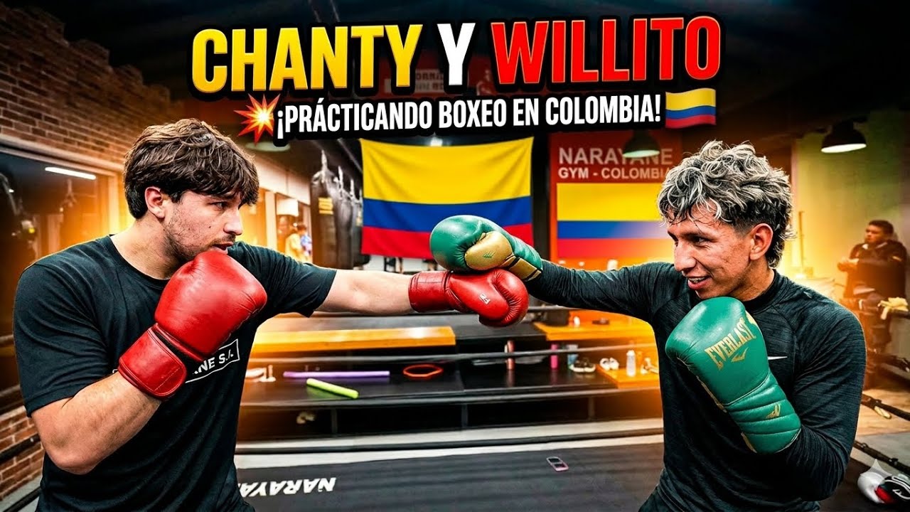 Chanty Y Willito Practicando BOXEO En COLOMBIA | LONCHE FES #lonche #willito #westcol #Samulx #fypシ
