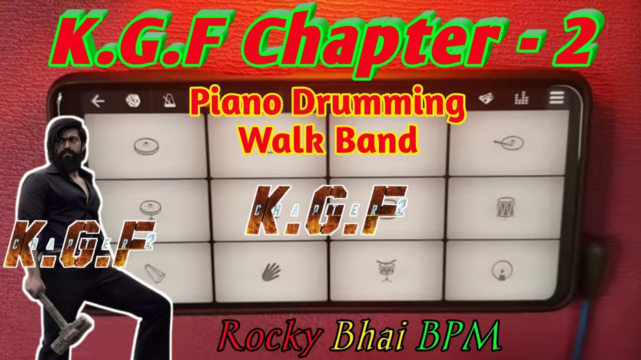 kgf chapter 2 piano song || kgf chapter 2 piano tutorial || kgf chapter 2 ringtone in piano