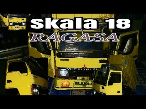 Miniatur dump  truck  MITSUBISHI RAGASA  YouTube