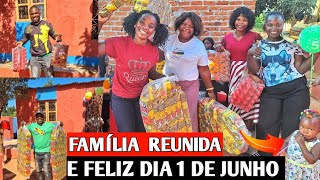 FAMÍLIA REUNIDA E FELIZ DIA 1 DE JUNHO