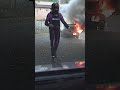 Dani Sordo's Rally car goes up in flames 🔥 #WRC #Japan