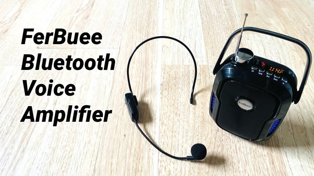 Unboxing FerBuee Bluetooth Voice Amplifier with Wireless