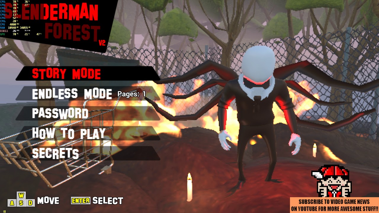 Hello Neighbor SLENDERMAN Map gameplay - YouTube