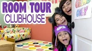 Room Tour Clubhouse : VLOG IT // GEM Sisters Clubhouse Tour Video Room