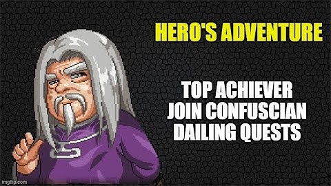 Heldenavontuur Toppresteerder/Confucianist