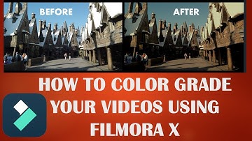 Color Grading and making LUTS, Wondershare Filmora X Tutorial?