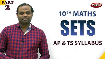SETS  | CHAPTER-2 | Unit-1 | 10 th Mathematics  | AP & TS Syllabus | PART-2