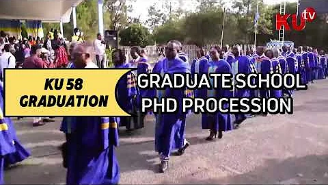 Graduate School PhD Procession at the 58th Kenyatta University Graduation Ceremony