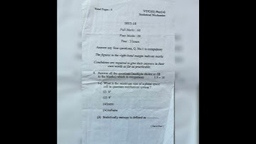 physics honours//VBU Hazaribagh//sem-6(paper-14)//previous year question//