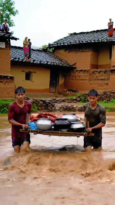The Flood Can Destroy Houses‼️But Never a Sincere Heart #shortvideo #shorts