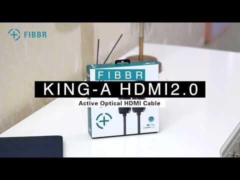 FIBBR Active Optical HDMI Cable: King-A