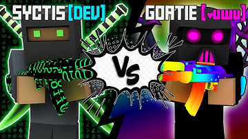 CHALLENGING THE BEST KNIFER on Krunker.io - 1v1 Goatie