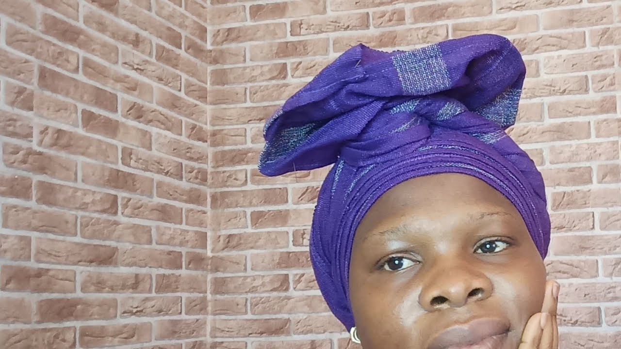HOW TO TIE ROSE GELE HEADWRAP TUTORIAL ! YOUR SELF - YouTube
