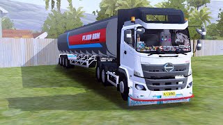 SHARE LIVERY TRUK HINO TANGKI TRAILER @HIDANIChannel