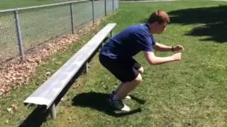 Stretch reflex jumps