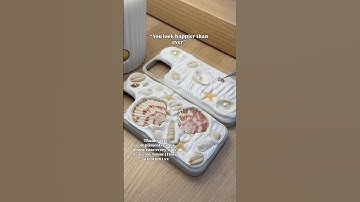 Our viral seashell phone case! 🐚🤍 #seashellphonecase