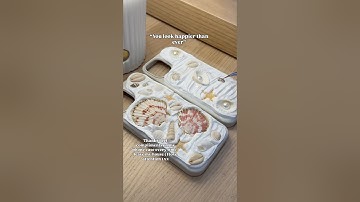 Our viral seashell phone case! 🐚🤍 #seashellphonecase