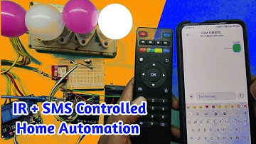 GSM Sim800L SMS + IR Remote Control Home Automation || SIM800L SMS Feedback with Home Automation