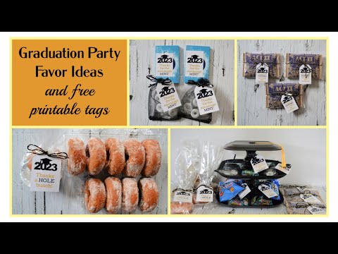 5 Fantastic Graduation Party Favor Ideas Updated 2024 Tags Included For Free