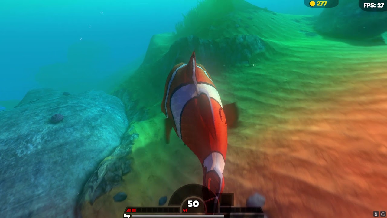 giant clownfish level 100+! FEED AND GROW FISH PART 4