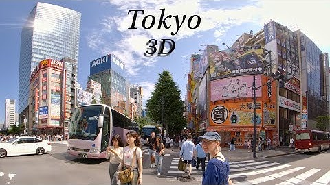 Tokyo, Japan 3D Travel ASMR: Shibuya Crossing, Ahkibara, Shinjuku Red Light - Immersive 180 Part 1