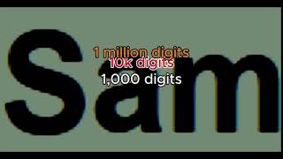 Microsoft Sam saying digits of pi to Absolute Infinity digits ep. 1