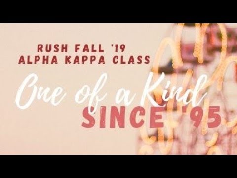 Rutgers Kappa Phi Lambda Fall 2019 Rush: One of a Kind Since '95
