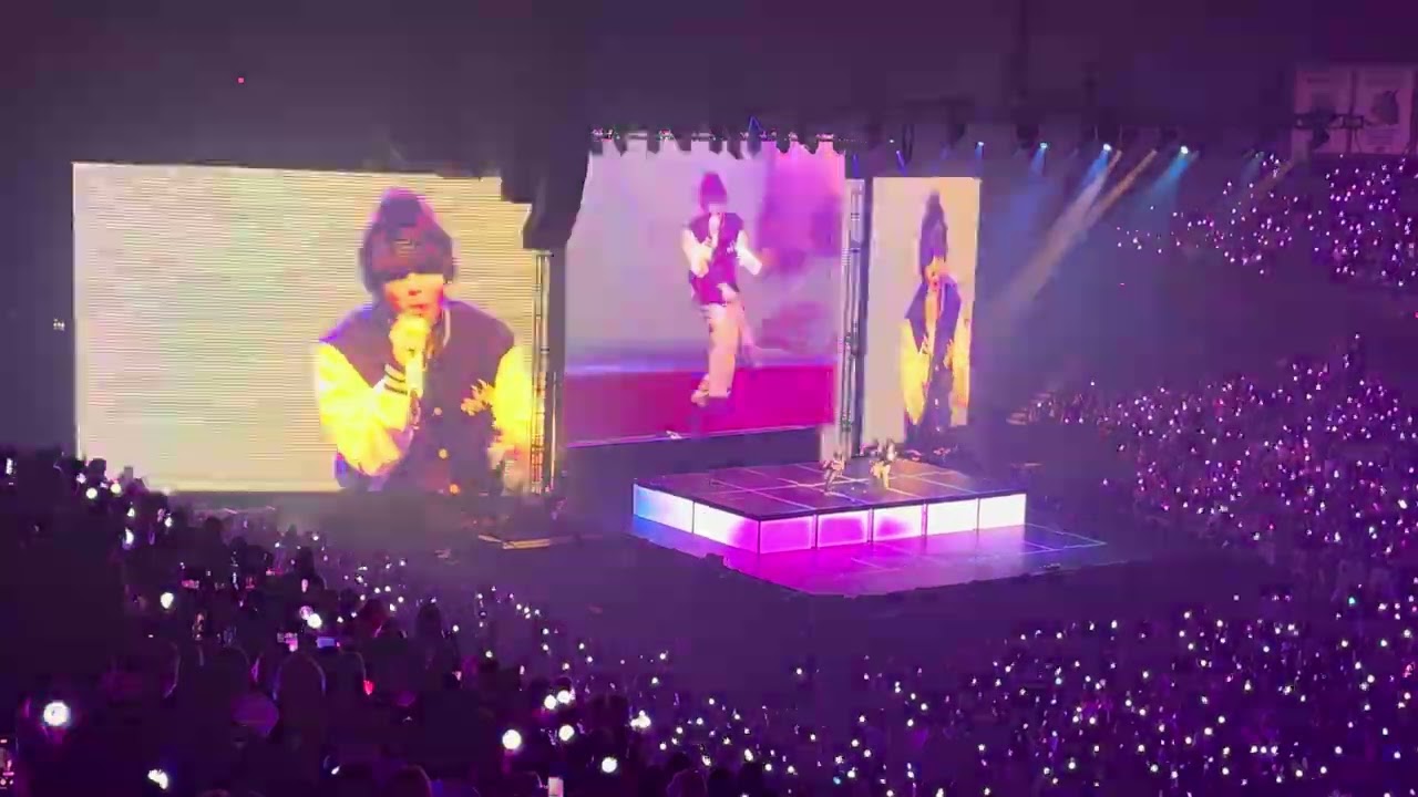 J-hope at Allstate arena Chicago Illinois 2025 (hope on the stage)