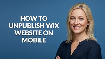 HOW TO UNPUBLISH WIX WEBSITE ON MOBILE - Julia