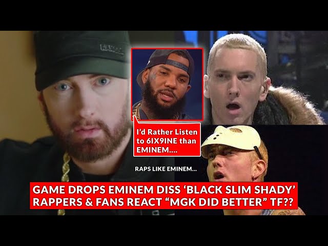 TF? “MGK Did Better than the Game” Eminem DISS ‘Black Slim Shady’: Rappers & Fans React