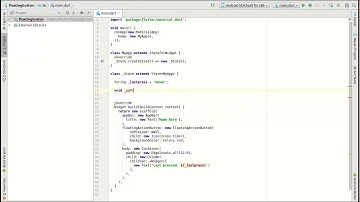 Flutter 37  - FloatingActionButton