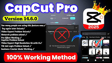 CAPCUT PRO 14.6.0 LATEST VERSION No Internet Conection & Business Creator Problem  ✅Fixed